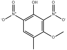 3-Methoxy-4-methyl-2,6-dinitro-phenol结构式