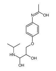 N-[4-[2,3-dihydroxy-3-(propan-2-ylamino)propoxy]phenyl]acetamide结构式