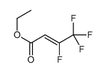 ethyl 3,4,4,4-tetrafluorobut-2-enoate Structure