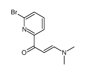 1-(6-bromopyridin-2-yl)-3-(dimethylamino)prop-2-en-1-one结构式