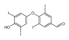 4-(4-Hydroxy-3,5-diiodophenoxy)-3,5-diiodobenzaldehyde结构式