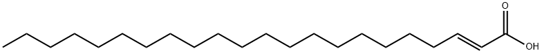 (E)-2-Docosenoic acid structure