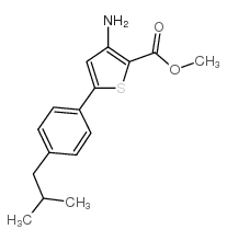METHYL 3-AMINO-5-(4-ISOBUTYLPHENYL)THIOPHENE-2-CARBOXYLATE picture