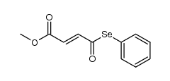 (E)-methyl 4-oxo-4-(phenylselanyl)but-2-enoate Structure