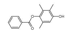 2.3.6-Trimethyl-hydrochinon-monobenzoat Structure