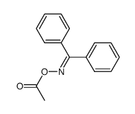 benzophenone O-acetyl oxime Structure