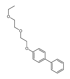 1-[2-(2-ethoxyethoxy)ethoxy]-4-phenylbenzene Structure