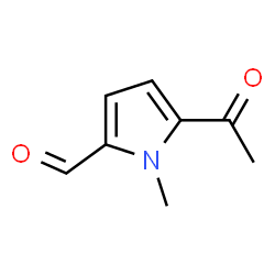 1H-Pyrrole-2-carboxaldehyde, 5-acetyl-1-methyl- (9CI) Structure