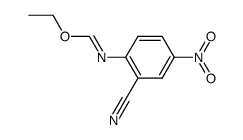ethyl N-(2-cyano-4-nitrophenyl)formimidate Structure