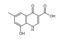 3-Quinolinecarboxylicacid,4,8-dihydroxy-6-methyl-(8CI) structure