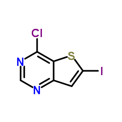 4-氯-6-碘噻吩并[3,2-D]嘧啶结构式