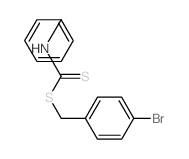 Carbanilic acid,dithio-, p-bromobenzyl ester (7CI,8CI) Structure