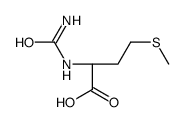 (2R)-2-(carbamoylamino)-4-methylsulfanylbutanoic acid结构式