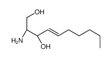 (2S,3R,4E)-2-Amino-4-decene-1,3-diol Structure