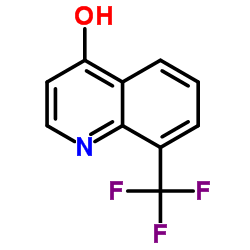 4-羟基-8-三氟甲基喹啉结构式