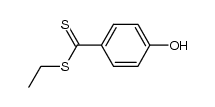 4-hydroxy-dithiobenzoic acid ethyl ester结构式