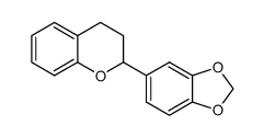 2H-1-Benzopyran,2-(1,3-benzodioxol-5-yl)-3,4-dihydro-(9CI) Structure