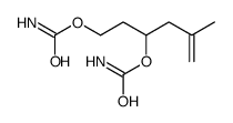 (3-carbamoyloxy-5-methylhex-5-enyl) carbamate结构式