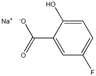 sodium 5-fluoro-2-hydroxybenzoate structure