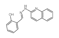 Benzaldehyde,2-hydroxy-, 2-(2-quinolinyl)hydrazone picture