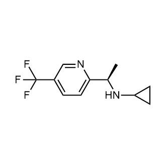 (R)-N-(1-(5-(三氟甲基)吡啶-2-基)乙基)环丙烷胺结构式