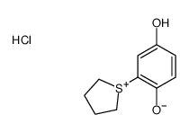 2-(thiolan-1-ium-1-yl)benzene-1,4-diol,chloride Structure