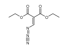 azidomethylene-malonic acid diethyl ester Structure