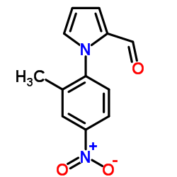 1-(2-Methyl-4-nitrophenyl)-1H-pyrrole-2-carbaldehyde结构式