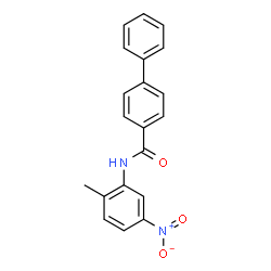 N-(2-Methyl-5-nitrophenyl)-4-biphenylcarboxamide structure