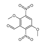 2,5-dimethoxy-3,6-dinitrobenzaldehyde Structure