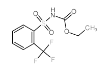 Carbamic acid,[[2-(trifluoromethyl)phenyl]sulfonyl]-, ethyl ester (9CI) Structure