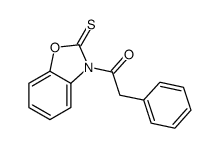 2-phenyl-1-(2-sulfanylidene-1,3-benzoxazol-3-yl)ethanone Structure