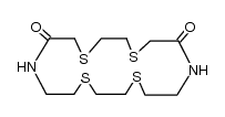 5,12-Dioxo-1,7,10,16-tetrathia-4,13-diaza-cyclo-octadecan结构式