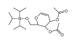 3 4-DI-O-ACETYL-6-O-(TRIISOPROPYLSILYL)&结构式