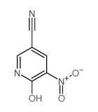 6-羟基-5-硝基烟腈结构式