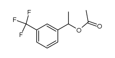 (+/-)-1-(3-trifluoromethylphenyl)ethyl acetate结构式