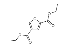 2,4-dicarbethoxyfuran Structure