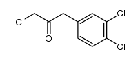 1-chloro-3-(3,4-dichlorophenyl)propan-2-one structure