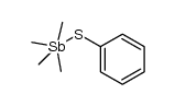 tetramethyl(phenylthio)stiborane结构式