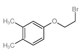 4-(2-溴乙氧基)-1,2-二甲基苯结构式