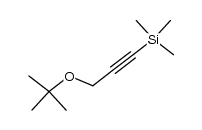 (3-tert-butoxy-prop-1-ynyl)trimethylsilane Structure