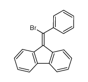 9-(bromo(phenyl)methylene)-9H-fluorene Structure