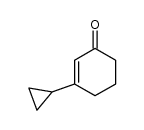 3-cyclopropyl-2-cyclohexen-1-one Structure