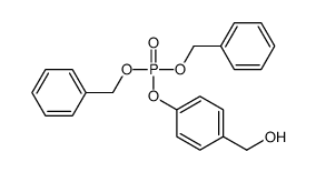 dibenzyl [4-(hydroxymethyl)phenyl] phosphate Structure