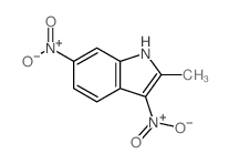 2-methyl-3,6-dinitro-1H-indole结构式