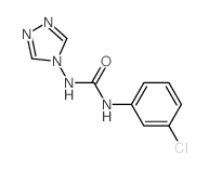 3-(3-chlorophenyl)-1-(1,2,4-triazol-4-yl)urea结构式