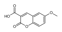 6-甲氧基-2-氧代-2H-苯并吡喃-3-羧酸结构式