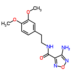 4-Amino-N-[2-(3,4-dimethoxyphenyl)ethyl]-1,2,5-oxadiazole-3-carboxamide Structure
