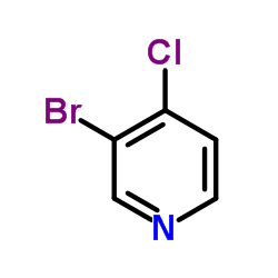 3-溴-4-氯吡啶结构式
