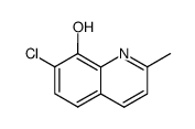 7-chloro-2-methylquinolin-8-ol结构式